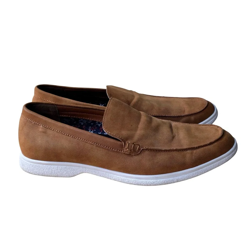Madden Mens Brown Suede Loafer Shoes Ortholite Comfort Size 11‎